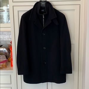 Hugo Boss Men’s Cashmere Wool Top Coat 40R